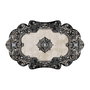 Conceptum Eugene V3 - 4643 - 1 Alfombra de Pasillo Blanco y Negro 80 x 150 cm